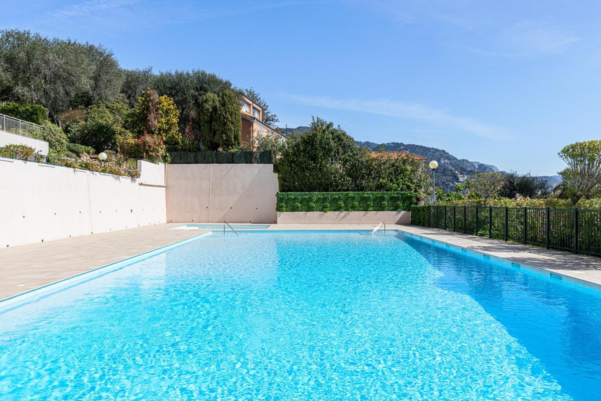 2 Bdr Villefranche-Sur-Mer Sea View Parking And Swimming Pool Exterior foto